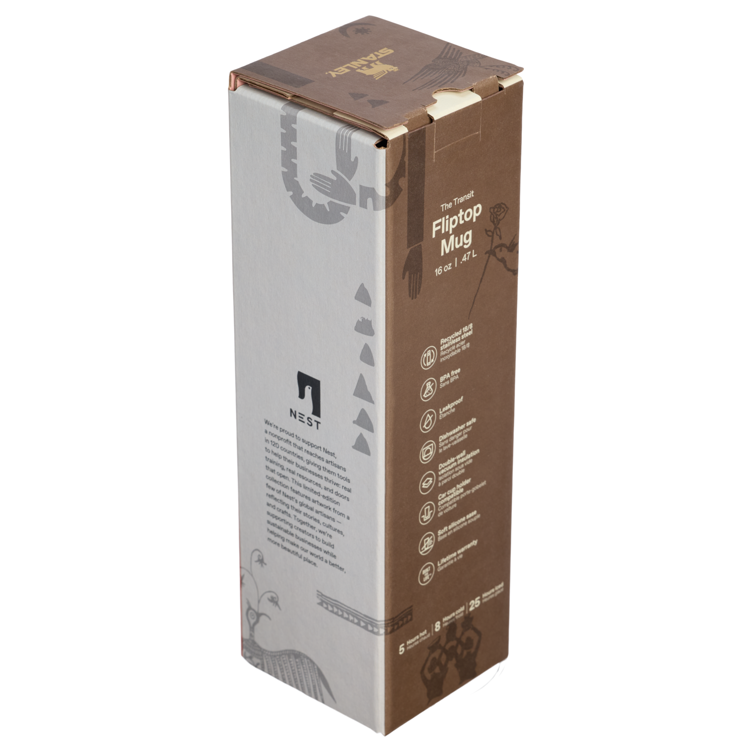 The Stanley 1913 x Nest AeroLight™ Transit Flip Top Mug D261K